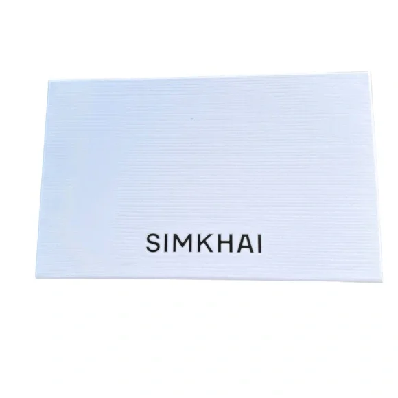 SIMKHAI Eden Woven Leather Ballet Flats in Ivory Women’s Size 10.5 - Picture 10 of 11